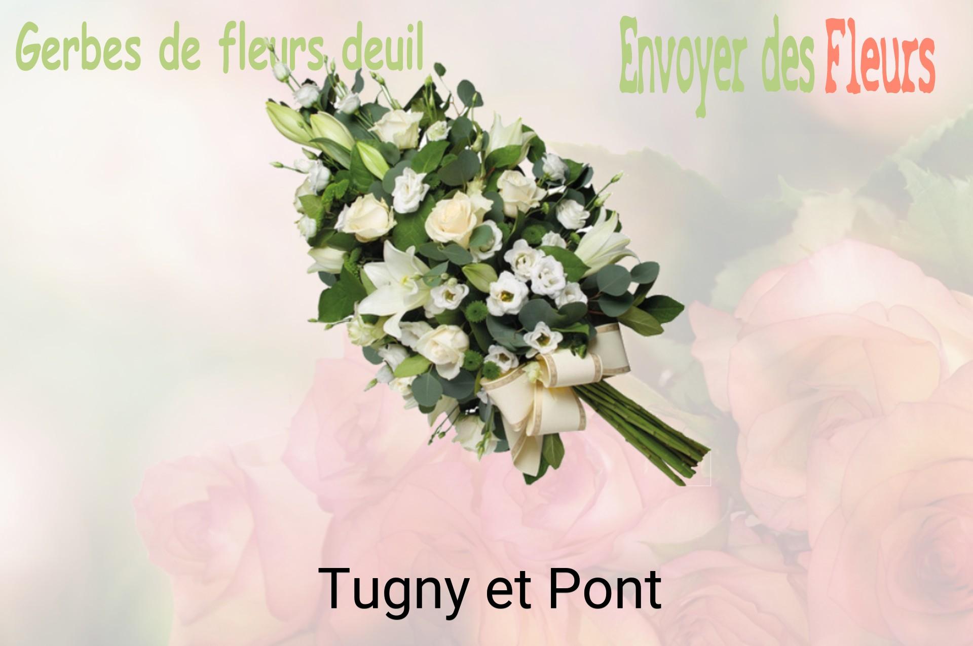 Gerbe de fleurs de deuil livrée à Tugny-et-Pont